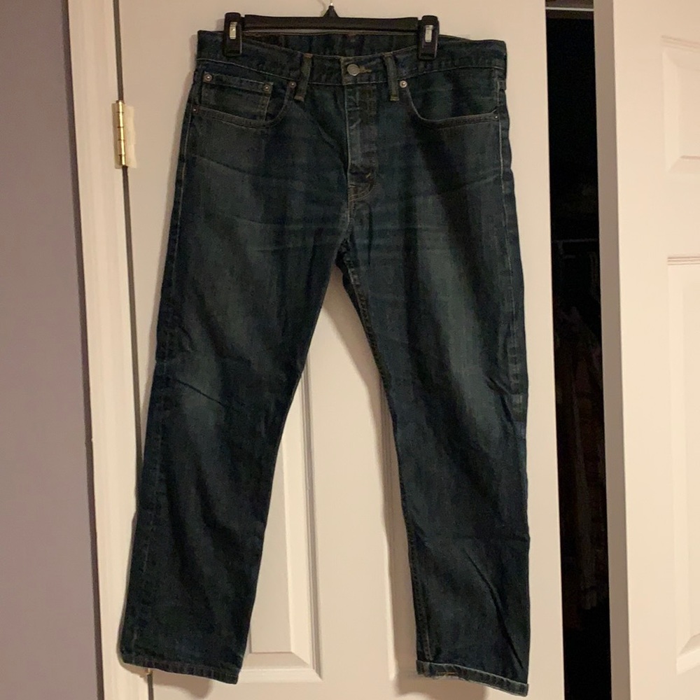 COPY - Men’s Levi’s 502 straight legged jeans dark wash size 34x29